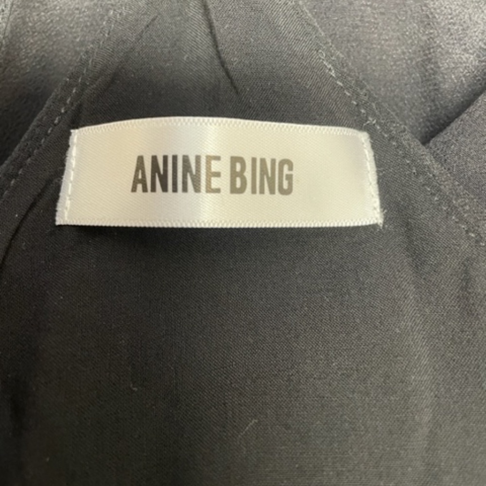 ANINE BING Black Silk Dress EUC - Picture 7 of 11